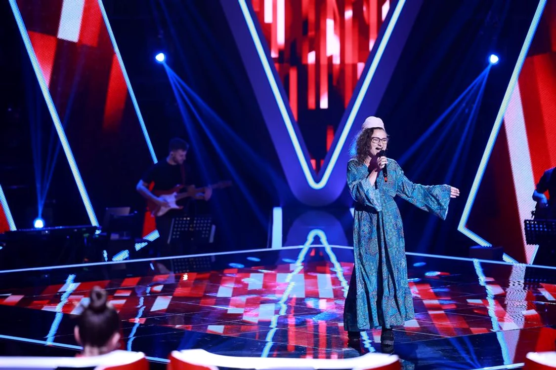 Andra Botez, la Vocea României   Sursa foto: Arhiva personală a Andrei Botez