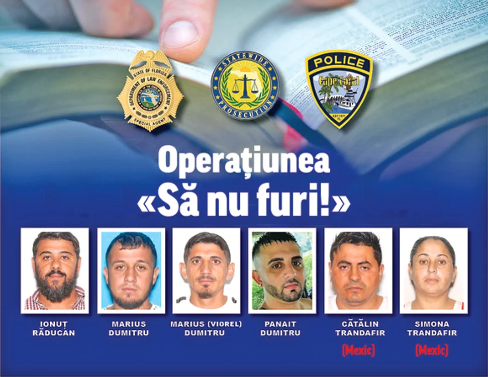 Cei şase români se află acum după gratii