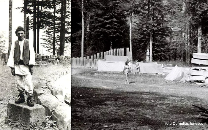 Vasile Floran și Sarmizegetusa Regia în anii '80. Foto: Cornelius Ionescu. 