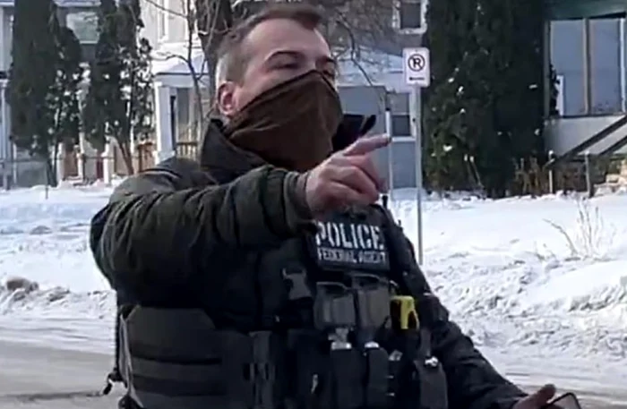 Jonathan E. Ross, un cunoscut admirator al MAGA și al lui Trump FOTO Captură video