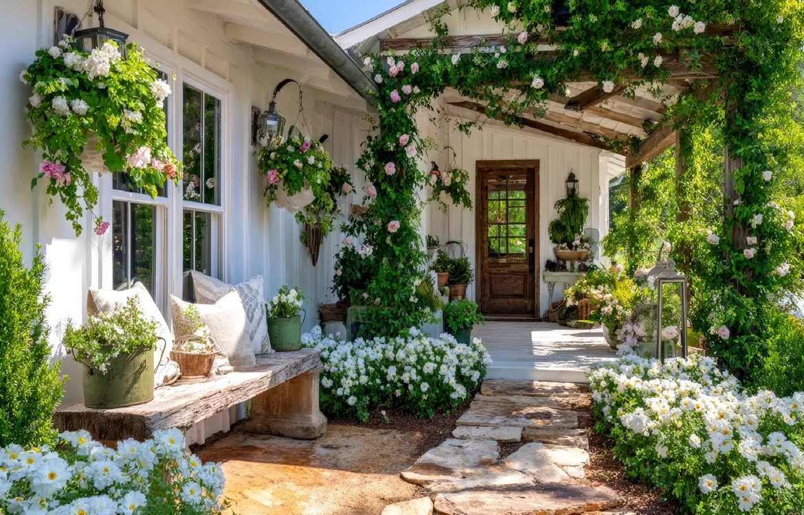 Plante ornamentale pentru grădină, perene sau în ghiveci, la intrarea în casă YouTube HomeWithJustin