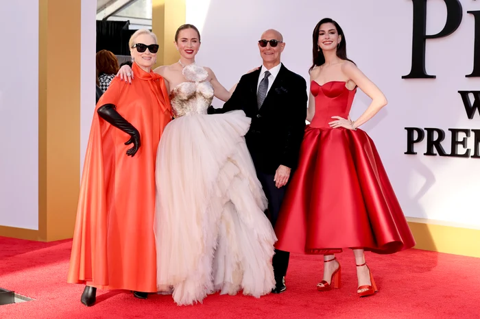 Meryl Streep, Anne Hathaway, Emily Blunt și Stanley Tucci la premiera mondială a filmului „Diavolul se îmbracă de la Prada 2” la Lincoln Center din New York, pe 20 aprilie 2026, GettyImages (2) jpg