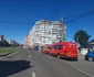 Centrul orașului Galați, oameni evacuați după ce o dronă a lovit un imobil  Foto: C. Mazilu