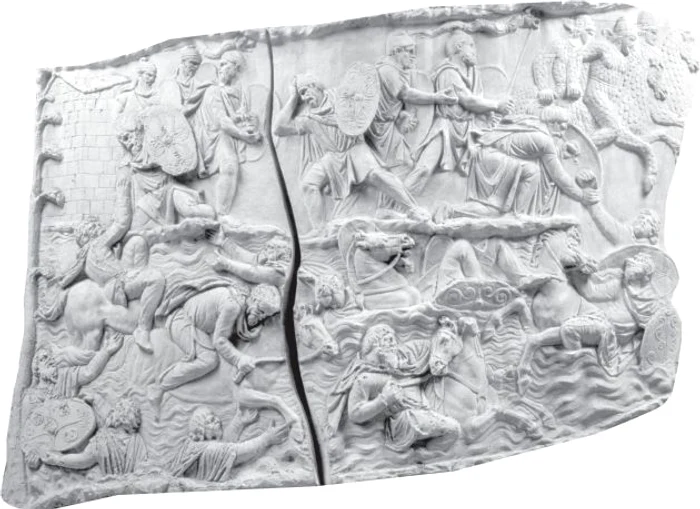 Scena XXXI de pe Columnă. Sursa: volumul Columna lui Traian, de Radu Vulpe