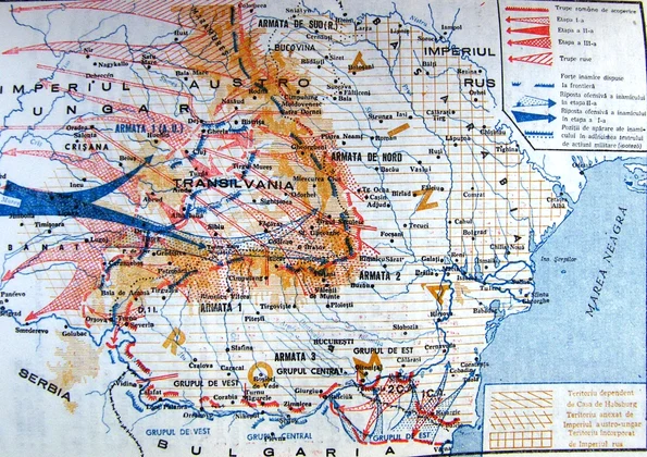 Planul de campanie român din 1916 (© Macreanu Iulian / Wikimedia Commons)