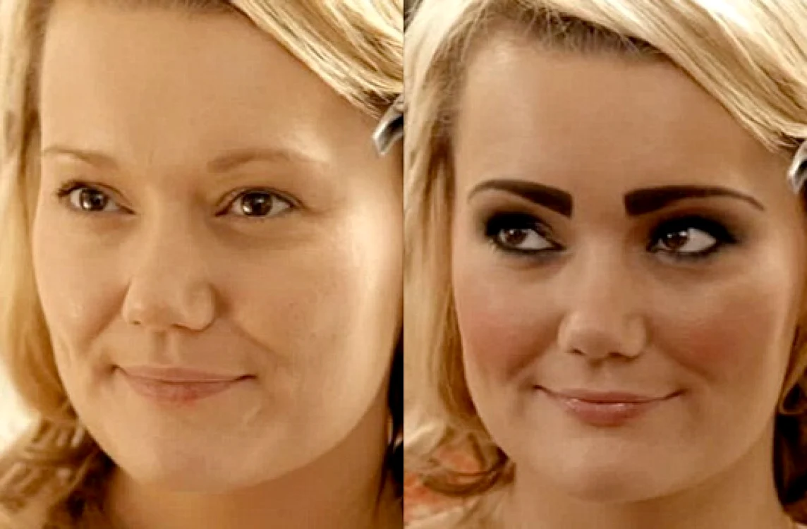 Sprâncenele mult prea groase sau îngroşate cu creionul dermatograf le displac mai mult femeilor decât sprâncenele pensate excesiv FOTO telegraph.co.uk