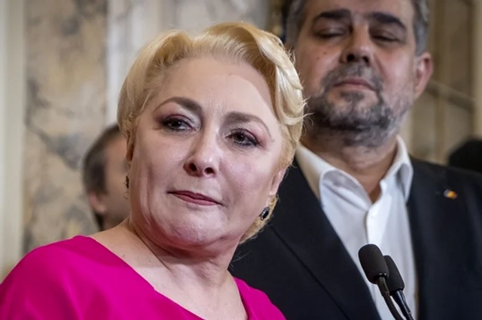 Viorica Dăncilă a fost înlocuită la conducerea PSD de Marcel Ciolacu foto: Inquam/ Octav Ganea