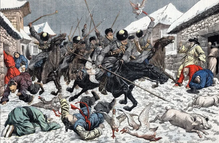 Un raid al cazacilor în China FOTO wikipedia