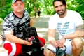 Mihai Nae, alături de Pepe, un iubitor de animale