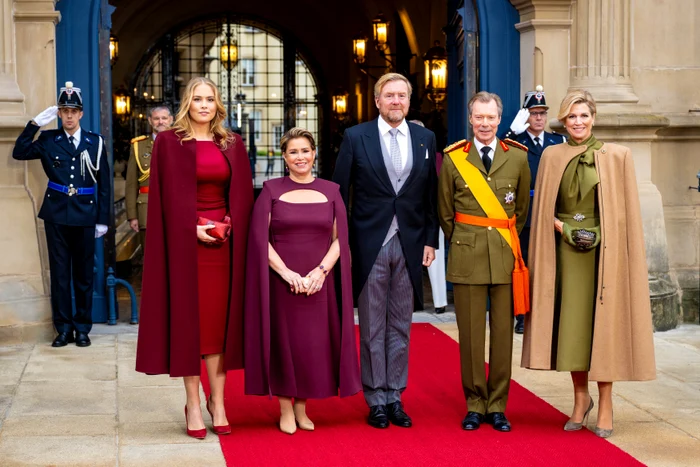 Marele Duce Henri, Marea Ducesă Maria Teresa și invitații Regele Willem Alexander, Regina Maxima și Prințesa Amalia ai Olandei, Profimedia jpg