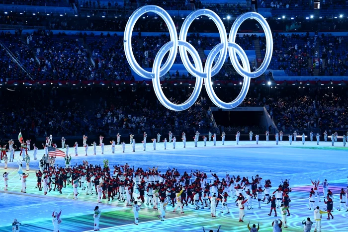 Scenă de la ceremonia de deschidere a Jocurilor Olimpice de Iarnă de la Beijing 2022 Foto Getty Images