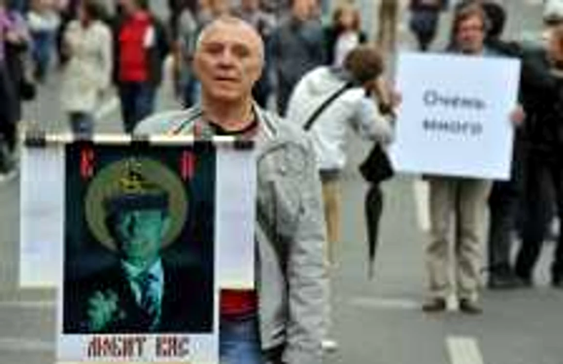 Este cel mai mare marş anti Putin din iunie până acum FOTO Mediafax AFP