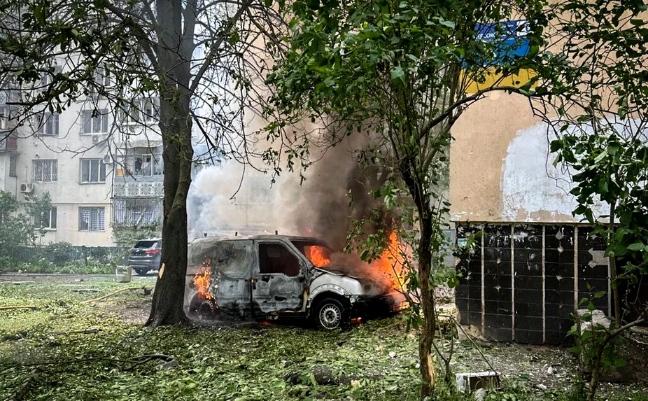 Peste 800 de drone au fost lansate asupra Ucrainei FOTO X / Volodimir Zelenski