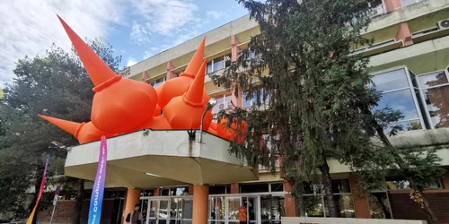 Sculptură gonflabilă la Electro FOTO Ștefan Both