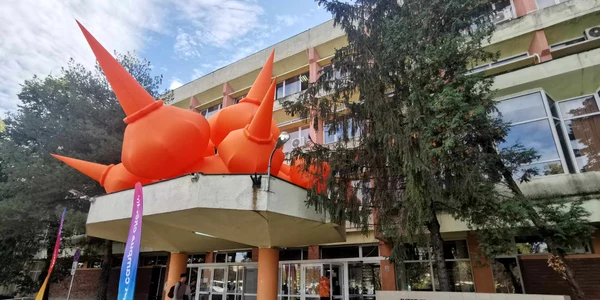 Sculptură gonflabilă la Electro FOTO Ștefan Both