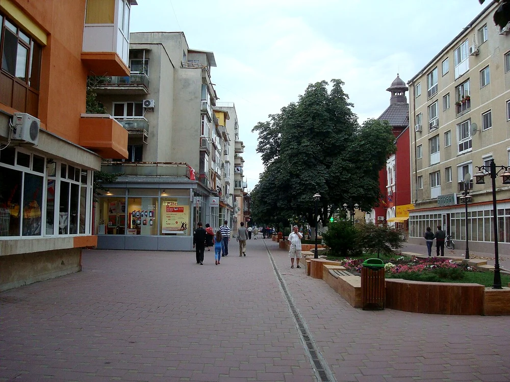 Imagine din centrul orașului Oltenița / foto: Wikipedia