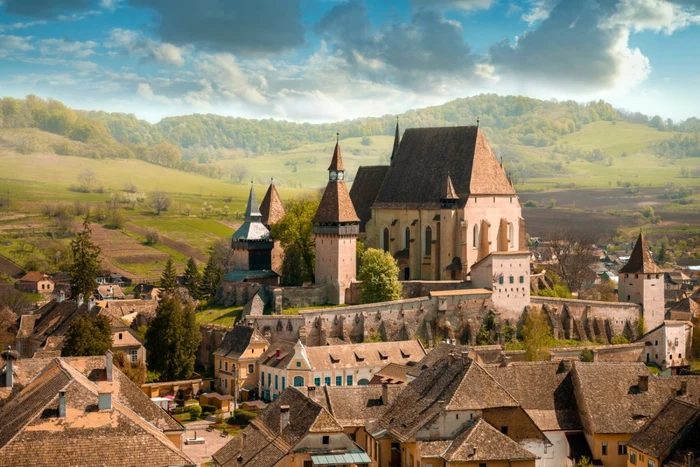 Sursă foto: Shutterstock. Biserica fortificată de la Biertan