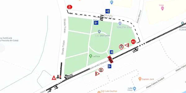 reguli de circulatie bulevardul Marea Unire Galati