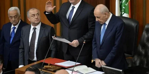 Joseph Aoun presedinte Liban/ FOTO:EPA/EFE