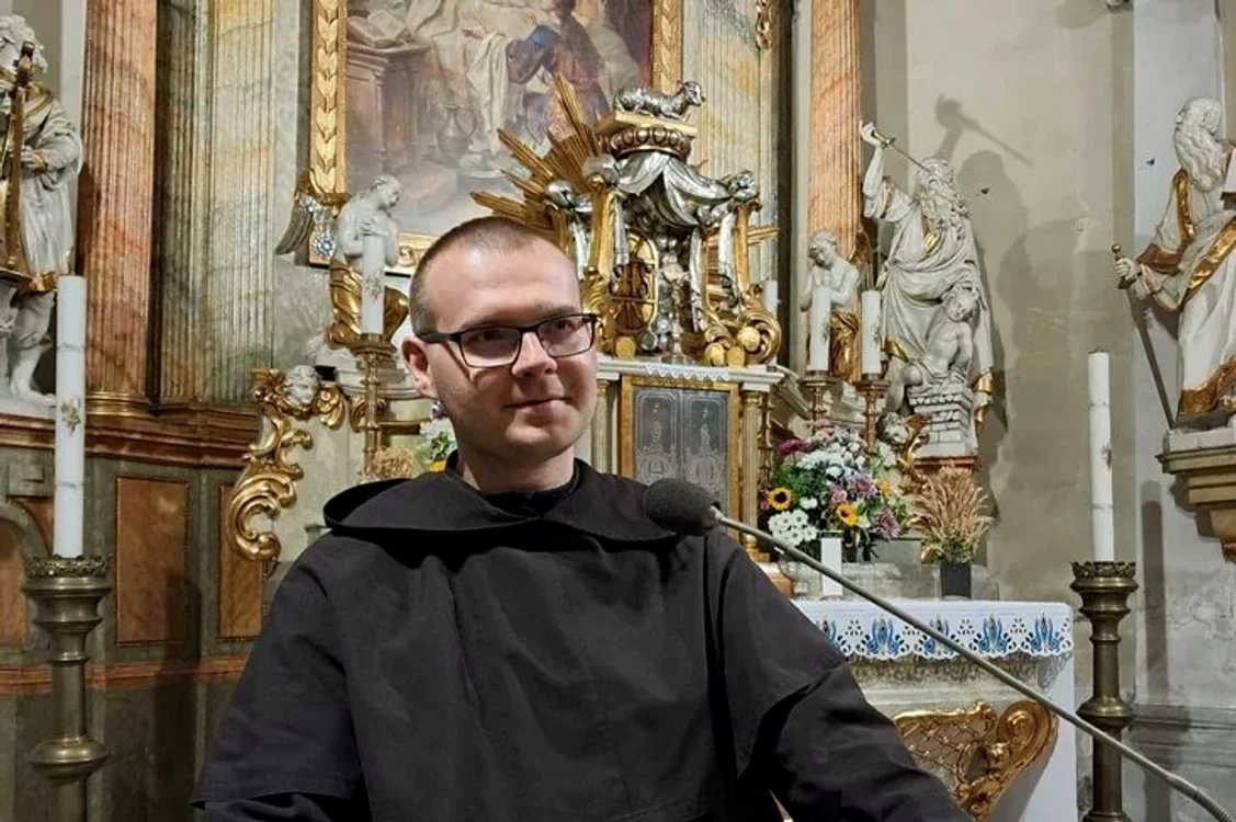 Grzegorz Gaweł, călugăr carmelit din Cracovia, arestat de Belarus pentru spionaj/FOTO:X