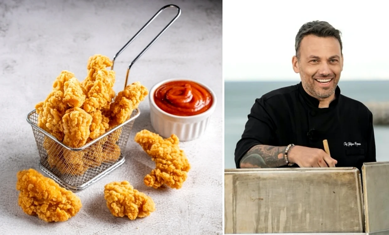 Rețeta lui Ștefan Popescu de pui crispy, ca la fast-food / Foto: Shutterstock, Facebook