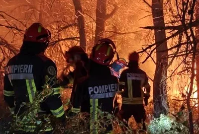 Pompieri români lupta cu incendiile din Franța FOTO X 