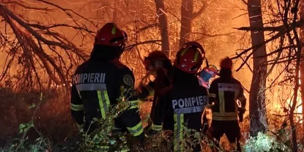 Pompieri români lupta cu incendiile din Franța FOTO X 