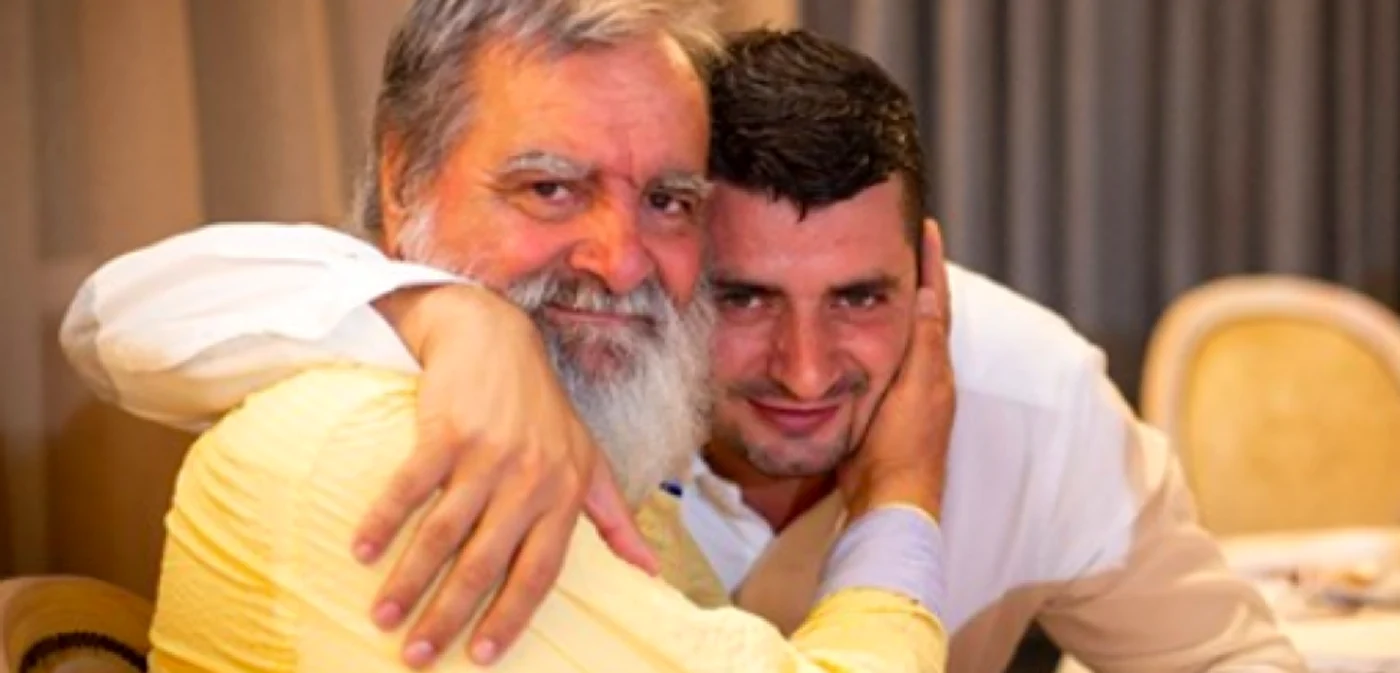 Ştefan Ochiuleţ cu fiul său Mihai Ochiuleţ Sursa Facebook M.O.