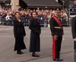 Prințesa Martha Louise, Prințesa Ingrid Alexandra, Regele Haakon și Prințul Sverre Magnus lafuneraliile Regelui Harald.