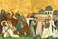 calendar ortodox 2022 22 ianuarie Martiriul Sfântului Apostol Timotei   miniatură din Menologhionul lui Vasile al II lea Macedoneanul (985  Vatican Library  Roma ) jpg