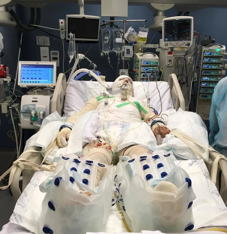 Lavinia Vlad a fost infectată cu Candida auris în timpul spitalizării la Floreasca Foto: Facebook