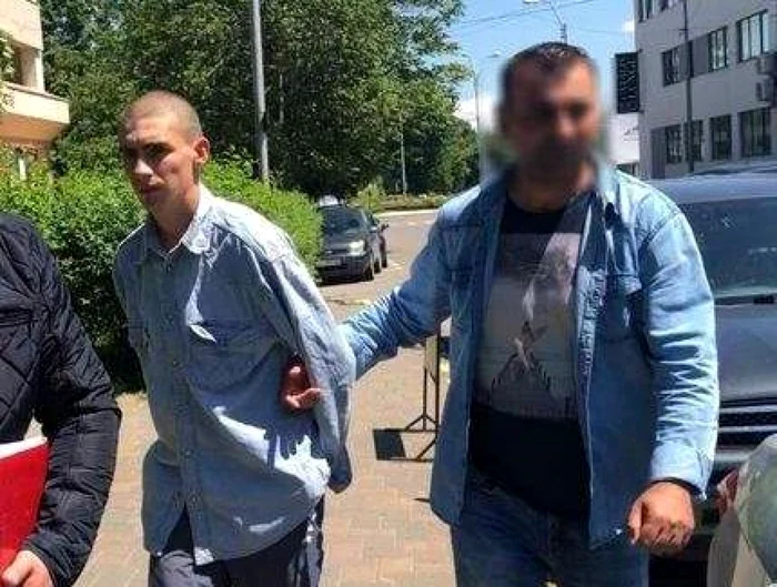 Criminalul Emanuel Ciotloş (stânga) are probleme judiciare şi în Anglia FOTO realitateabacau.net