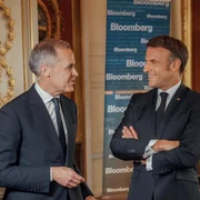 premier canadian Mark Carney și președintele francez Emmanuel Macron  FOTO x   mark carney jpg