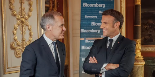 premier canadian Mark Carney și președintele francez Emmanuel Macron  FOTO x   mark carney jpg
