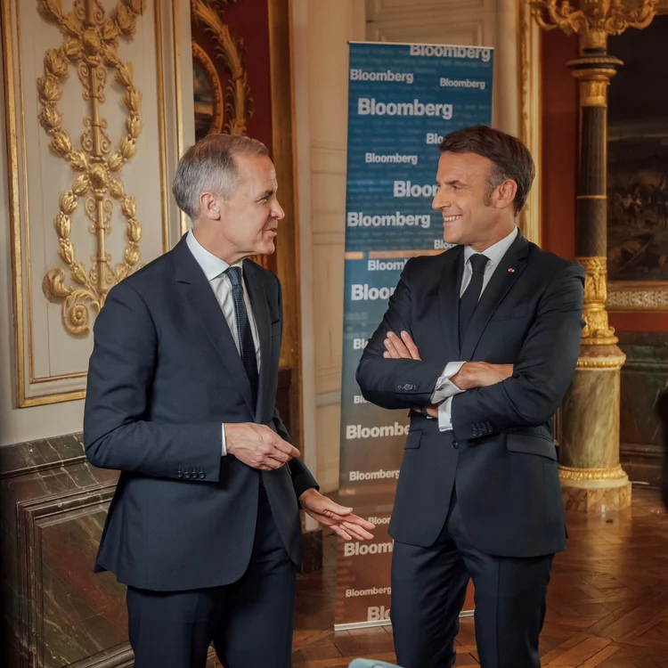 Premierul canadian Mark Carney și președintele francez Emmanuel Macron. FOTO: X