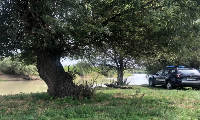 Bărbatul a vrut să treacă ilegal Prutul FOTO: Poliția de Frontieră 
