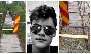 Sfârșit cumplit pentru un adolescent de 17 ani. A căzut cu bicicleta de pe o punte ruptă și a fost găsit mort în apă