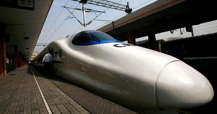 Un tren de mare viteză din China