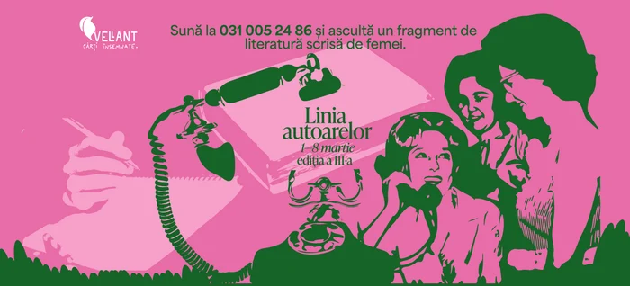 „Linia autoarelor“ are loc între 1 și 8 martie, la 031 005 2486. FOTO: Linia Autoarelor
