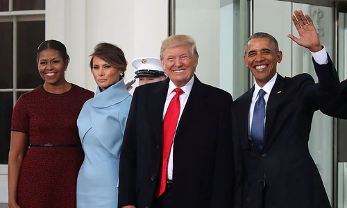 Donald And Melania Trump Arrive At White House Ahead Of Inauguration jpeg
