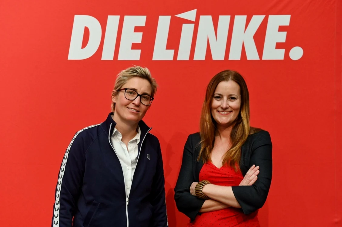 Janine Wissler şi Susanne Hennig-Wellsow
