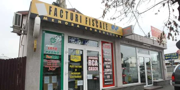 Agenţia Loto din Colentina unde s-a vândut biletul câştigător, în valoare de 7,2 milioane de euro