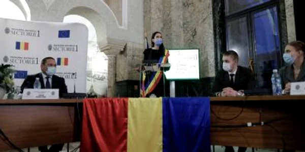 Depunere juramant primarie sector 1 Clotilde Armand USR 29 octombrie 2020 FOTO Inquam Photos / George Calin