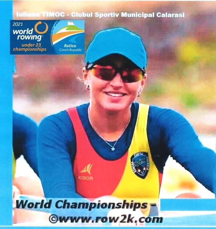 Iuliana Timoc, o sportivă antrenată pe malul Borcei FOTO Facebook/Dumitru Chirilă