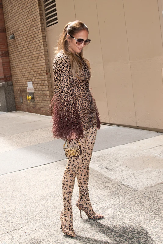 Jennifer Lopez, animal print
