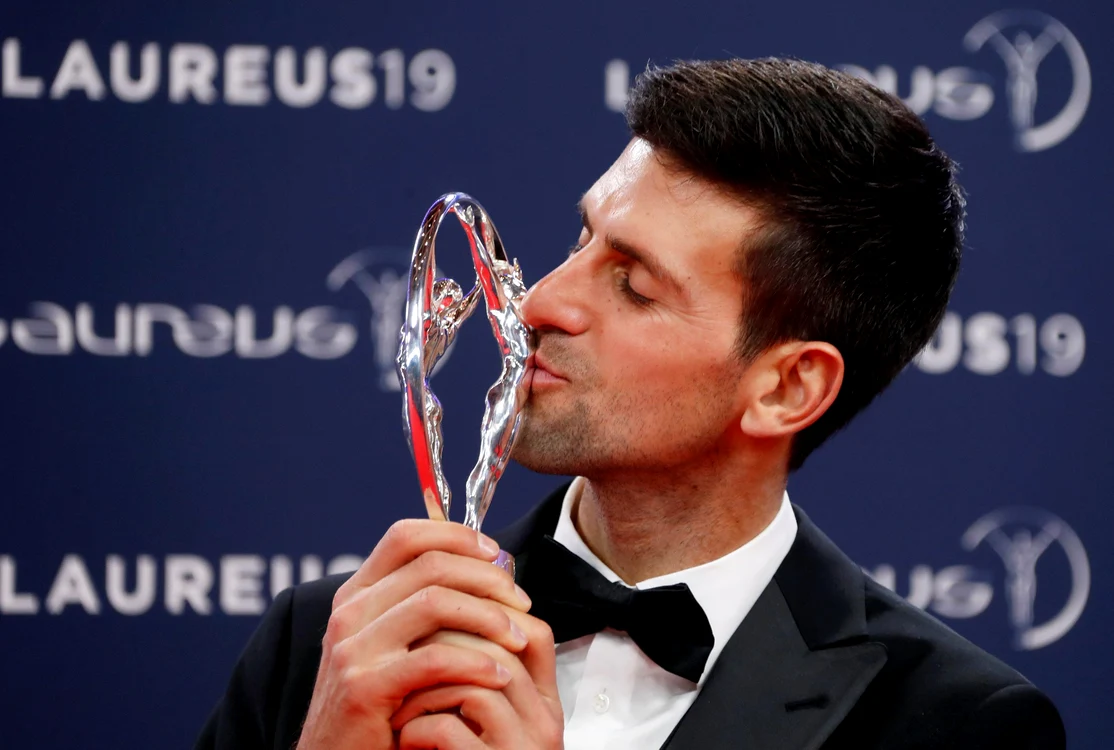 Novak Djokovici, premiat. FOTO: Facebook