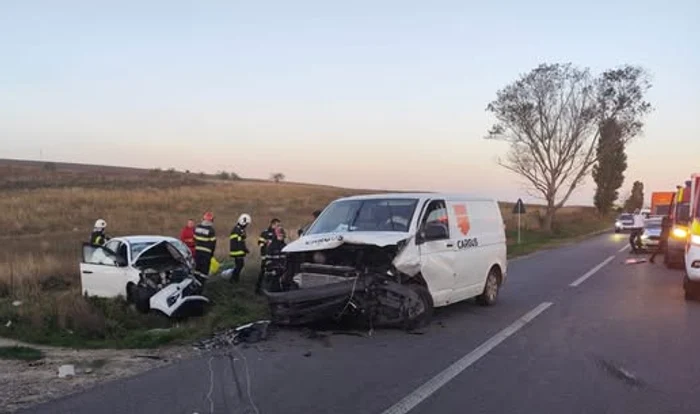 Accident mortal în localitatea Lețcani din județul Iași FOTO: Facebook / DRDP Iași