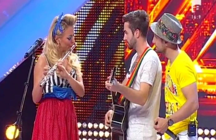 Delia Matache a urcat pe scenă alături de Florin Şchiopu (Milo) şi de un flaut... fermecatcaptură video