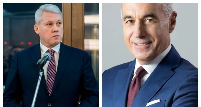 Cătălin Predoiu și Călin Georgescu Colaj Foto: Facebook