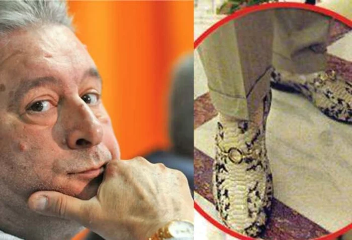 Mădălin Voicu are pantofi din piele de piton și mai multe ceasuri valoroase